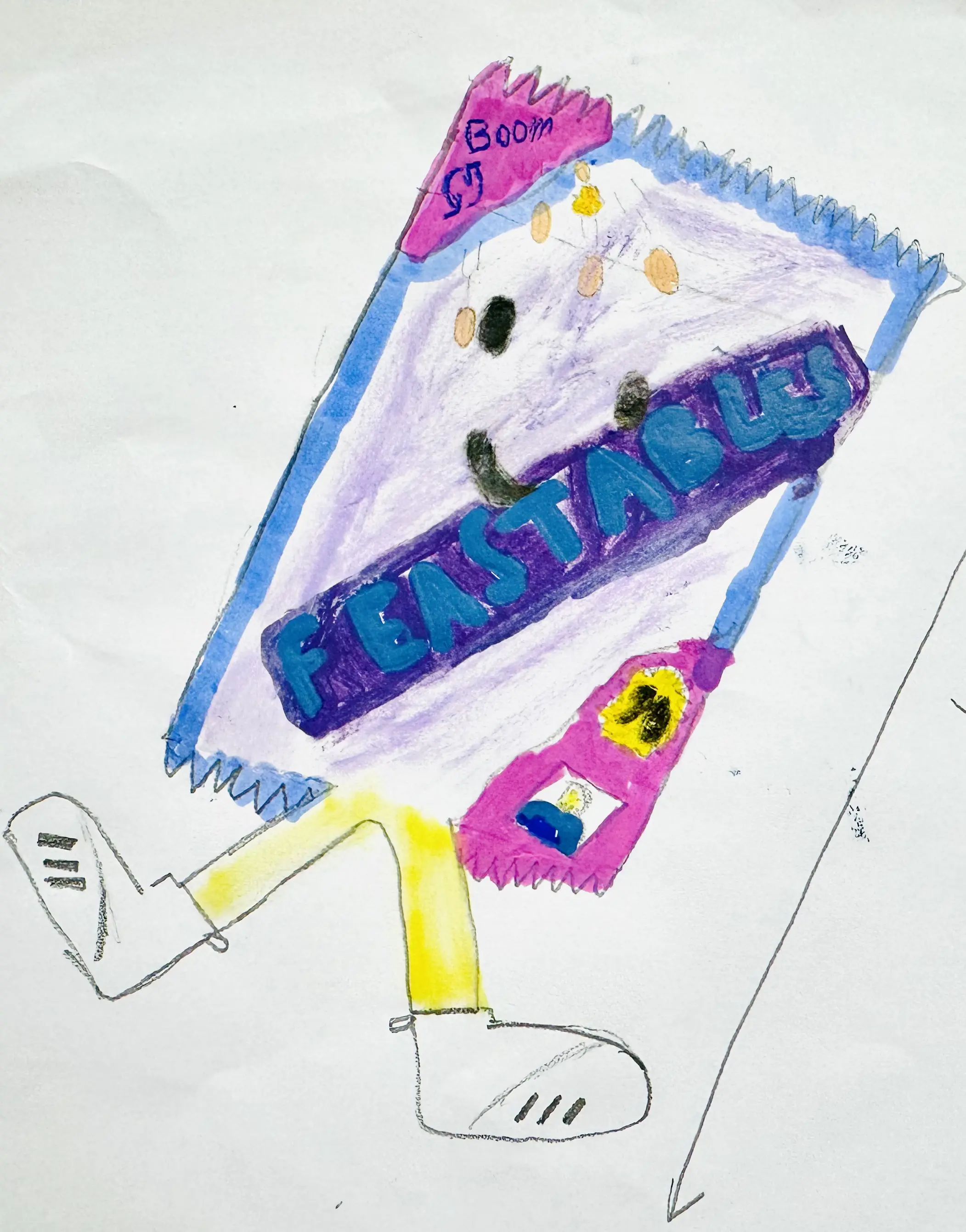 Drawing of Feastables