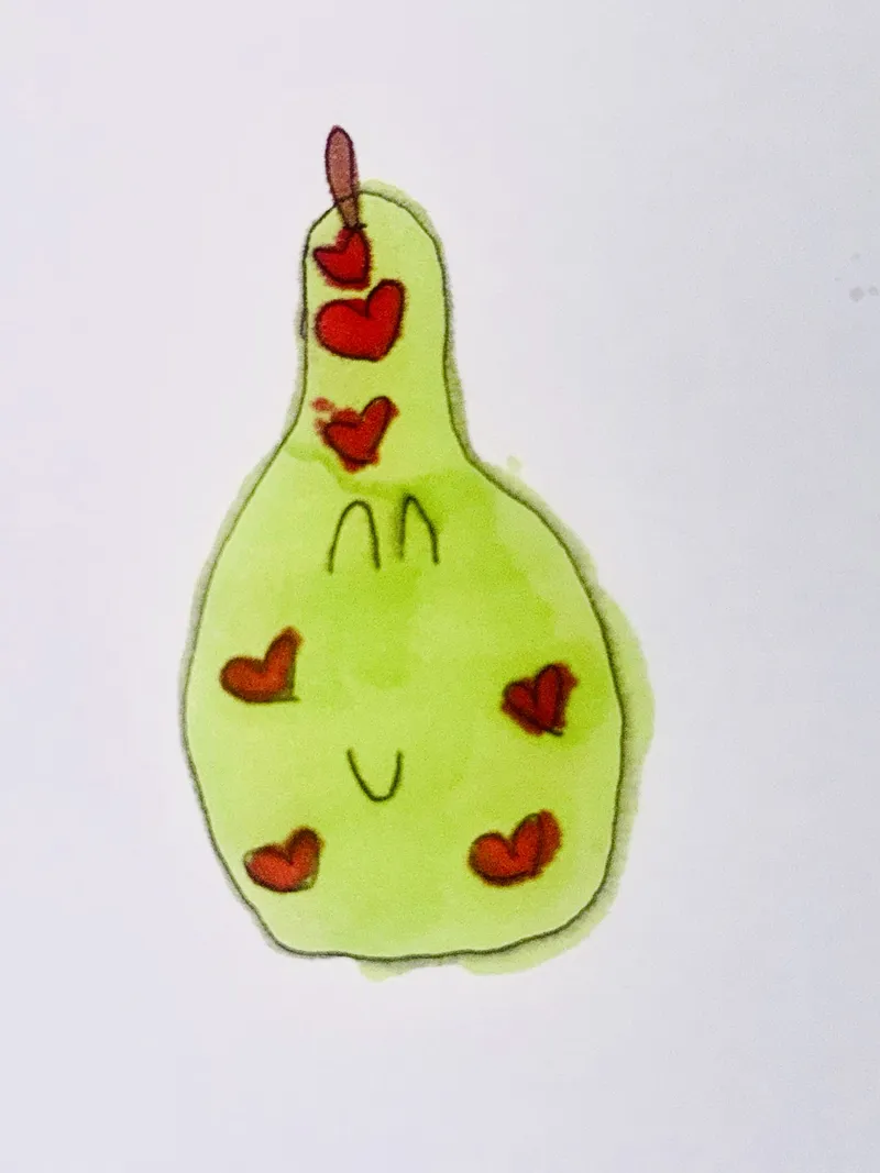 Drawing of Black Doggo