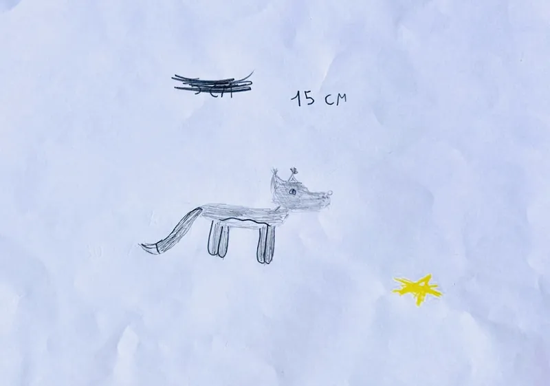 Drawing of Friendly Alien